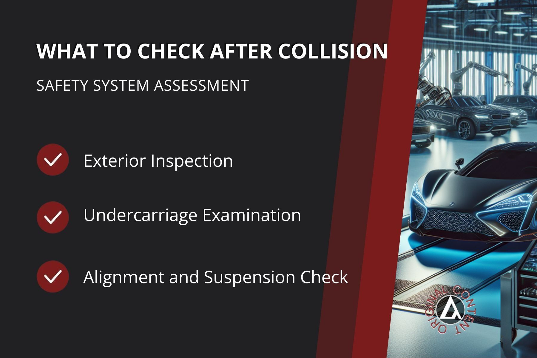 What to check after accident. What to check after accident.