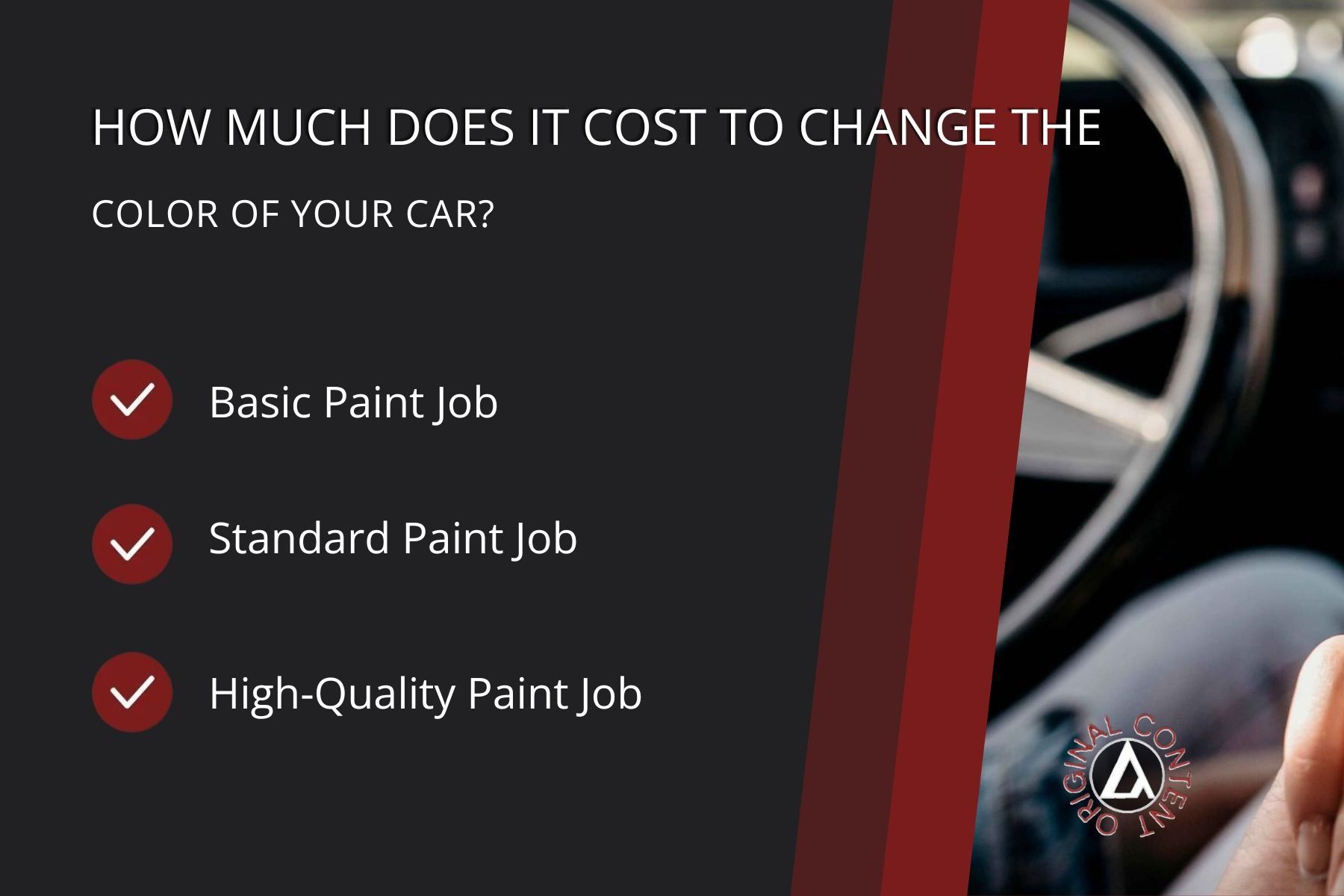 How Much Does it Cost to Change the Color of Your Car's Paint? How Much Does it Cost to Change the Color of Your Car's Paint?