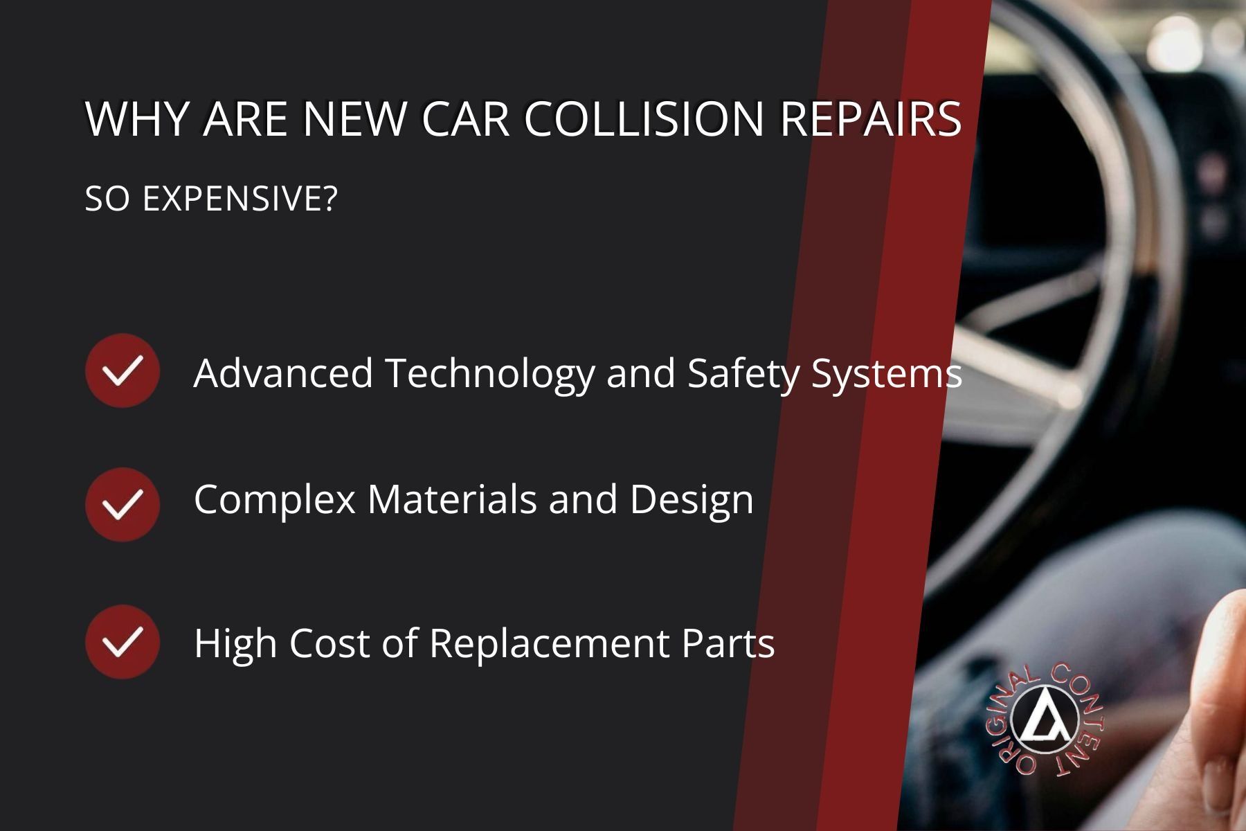 Why Are Collision Repairs So Expensive on Newer Cars? Why Are Collision Repairs So Expensive on Newer Cars?