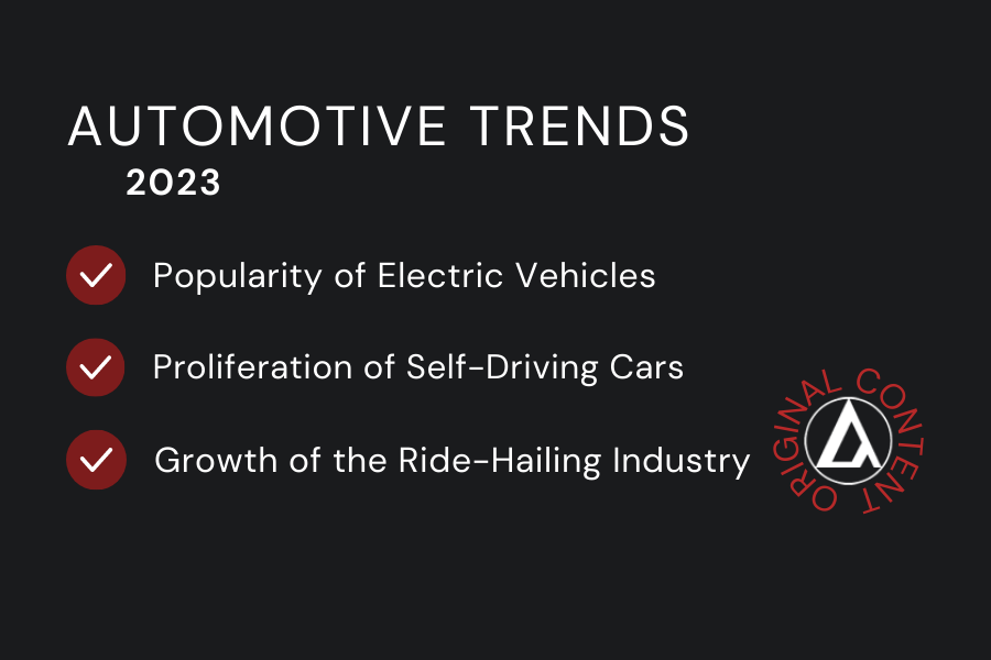 Automotive Trends Emerging in 2023