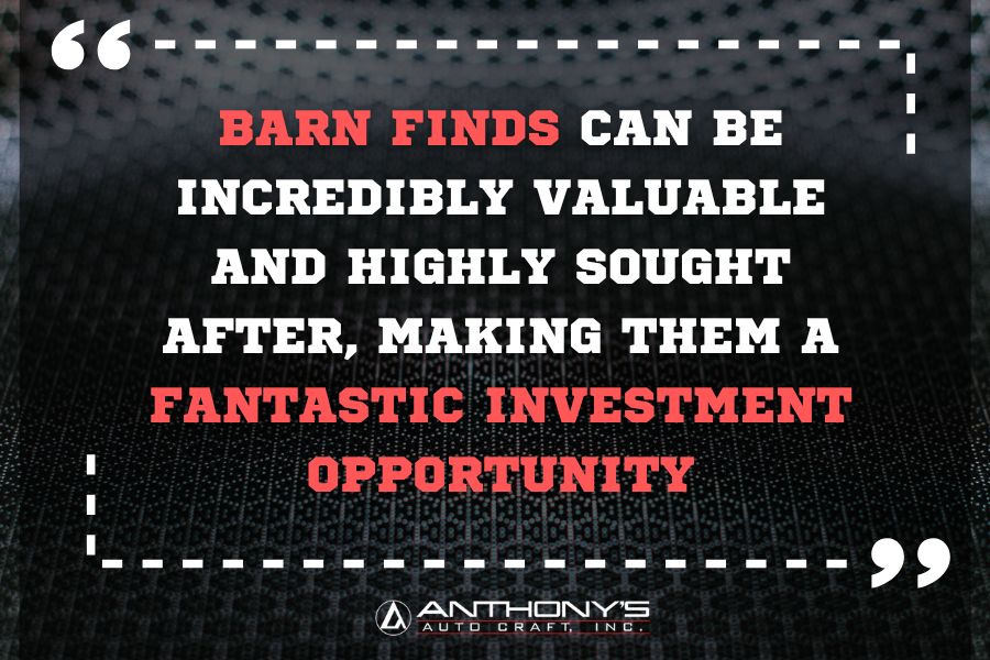 barn find investments