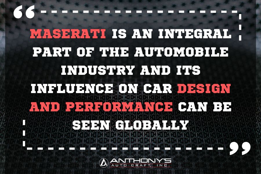 Maserati design and performance