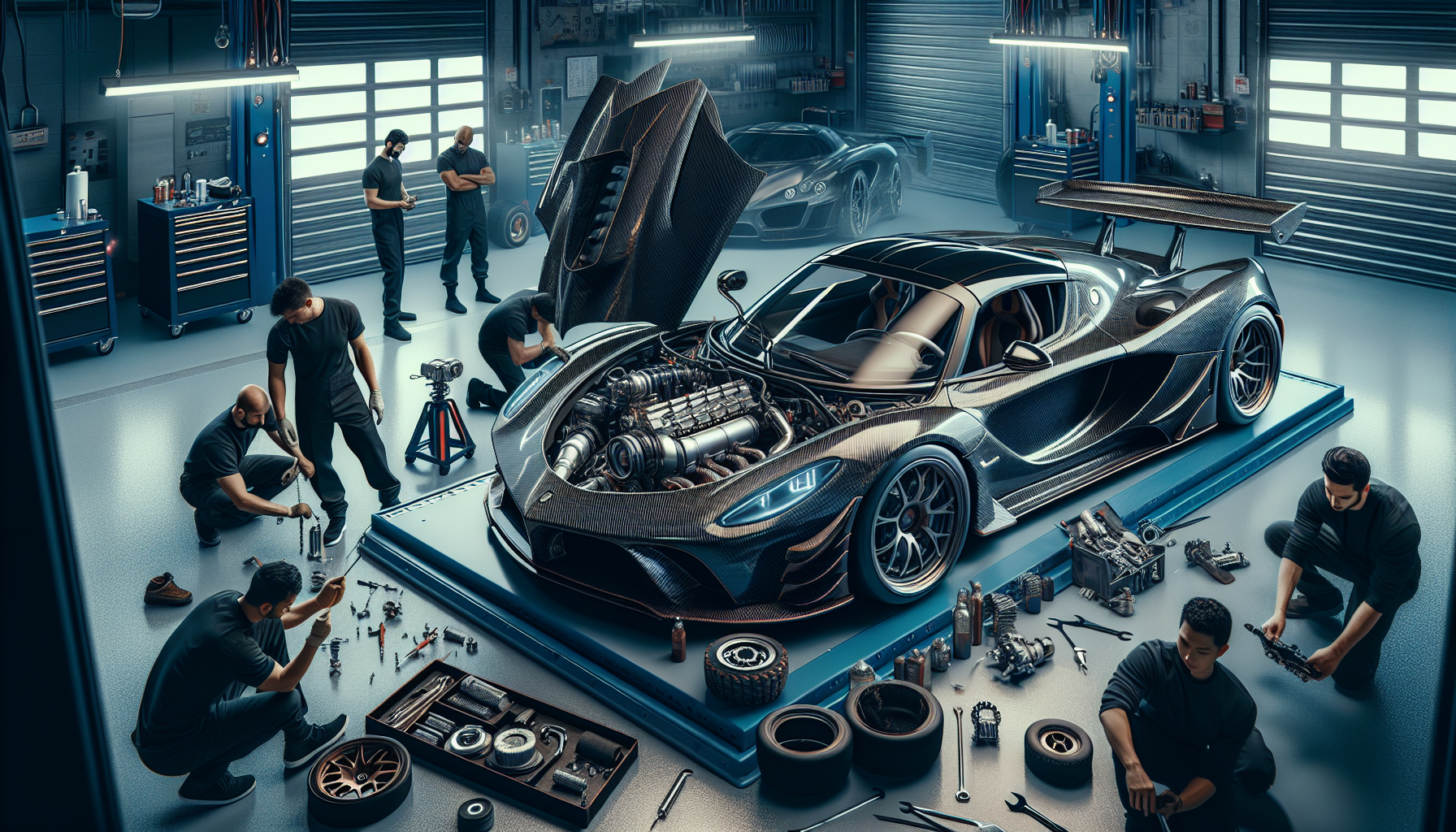 Custom upgrades for Italian exotic car