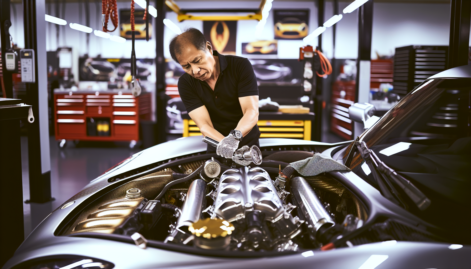 Engine tuning for Italian exotic car