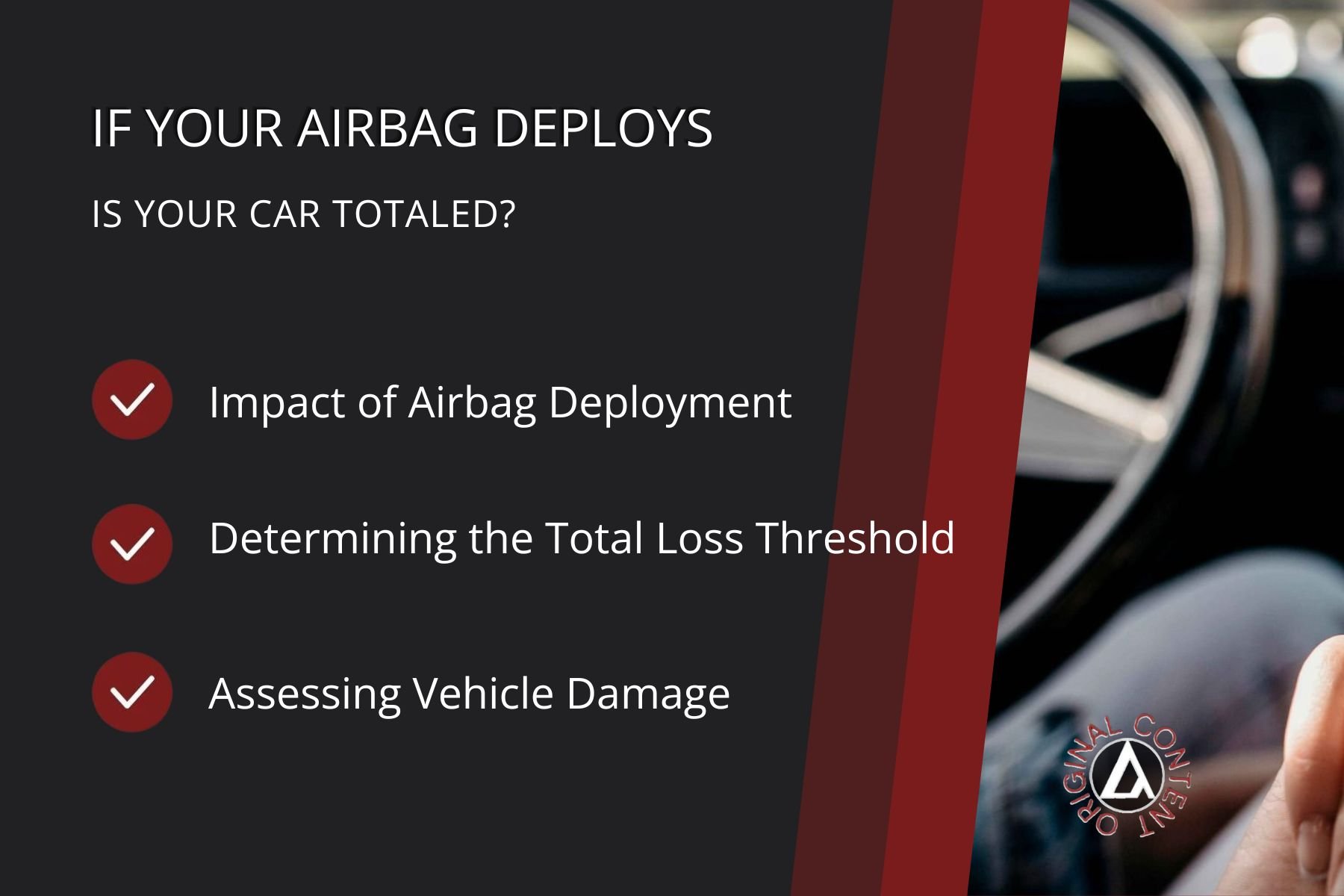The truth about airbag deployment.